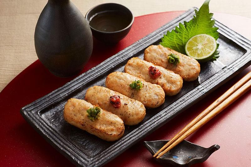 つくね ページ みつせ鶏梅じそ焼きつくね(レンコン入り) 210g｜冷凍