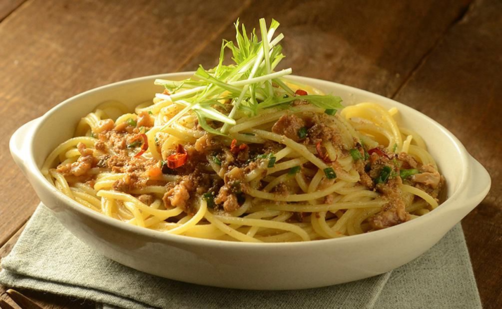 鶏めんたいこ パスタ