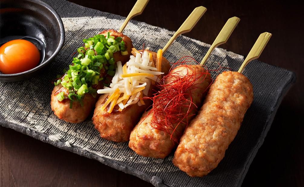焼きつくね串 4種盛り