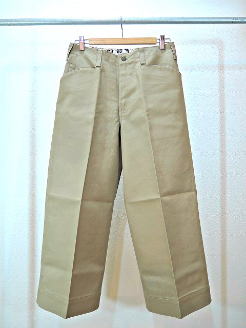 【ReRe】BD G-WIDE CROPPED PANTS