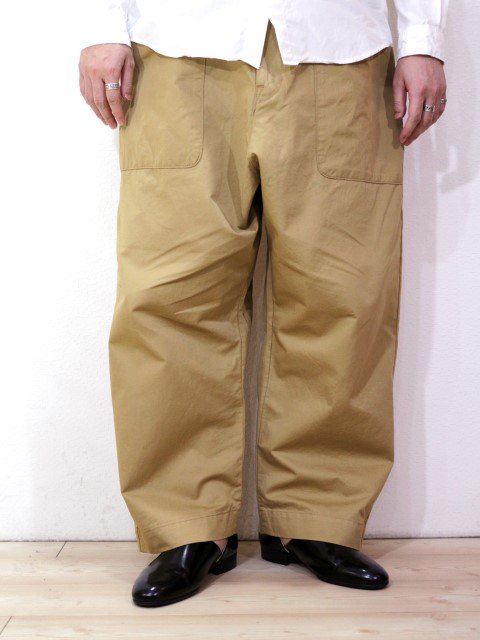 KAFIKA(カフィカ) - FLANDERS LINEN DECK PANTS(KFK147-BEIGE) - ReTrick