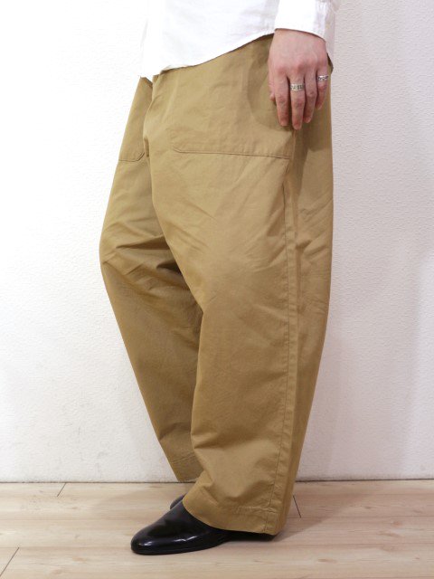 KAFIKA(カフィカ) - FLANDERS LINEN DECK PANTS(KFK147-BEIGE) - ReTrick