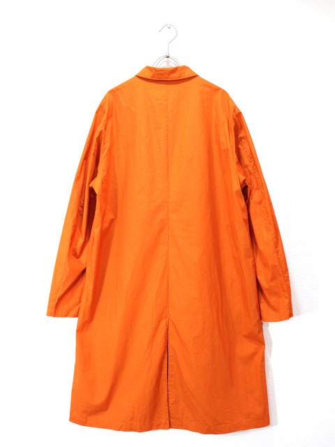 H.UNIT(エイチユニット) - Broadcloth long atelier coat(H-CT002-ORANGE) - ReTrick