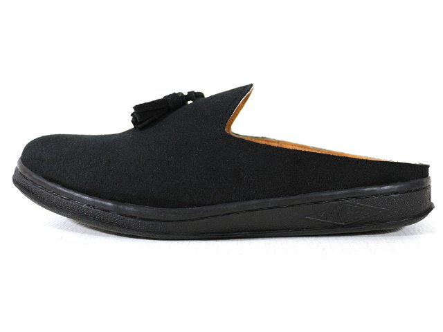 MANEBU(マネブ) - ”PRAN SLIPPER”SUEDE(MNB-024-S-BLACK) - ReTrick