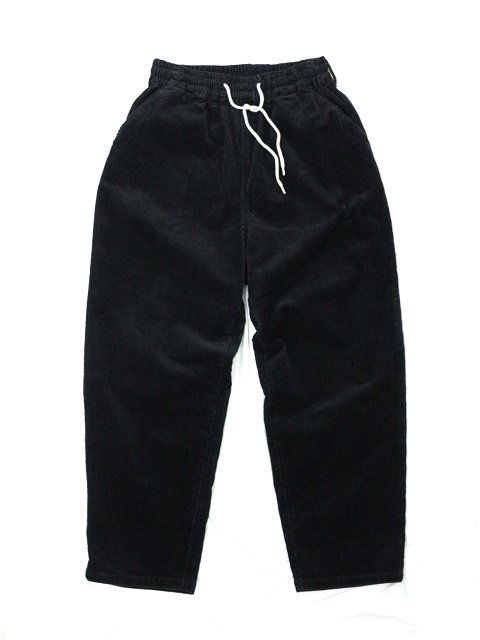 H.UNIT(エイチユニット)8w corduroy easy cock pants(H-PT012-BLACK