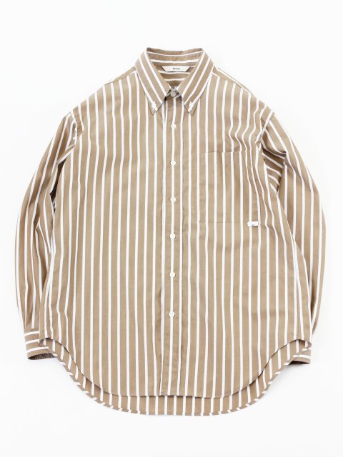 amne(アンヌ) - B.D L/S shirts(amn-SH-002-BEIGE) - ReTrick