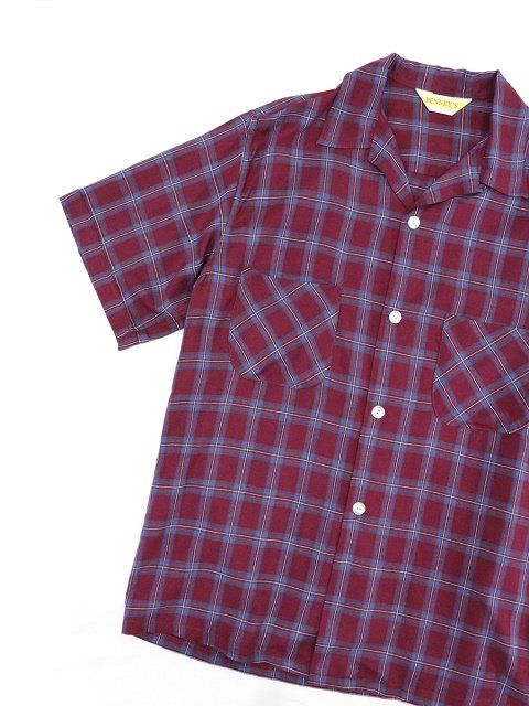 PENNY'S(ペニーズ) - 60s PENNYS SS SHIRTS(PN19S005-RED) - ReTrick