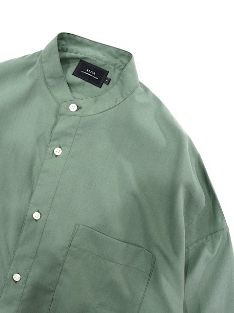 SLICK(スリック) - Vintage Poplin Dropped Shoulders Band Collar