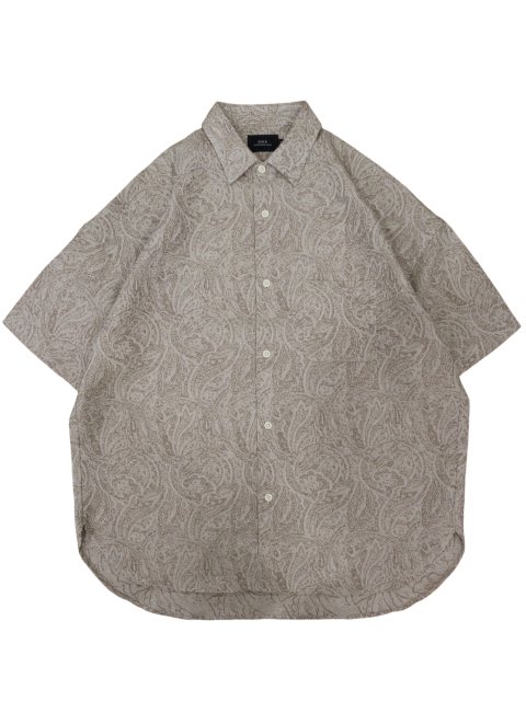 【SLICK】Paisley Jacquard Shirt：メイン画像