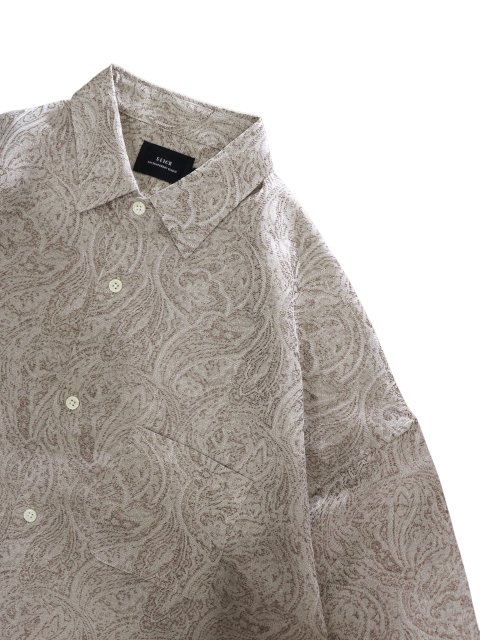 SLICK(スリック) - Paisley Jacquard Shirt(5269712-BEIGE) - ReTrick