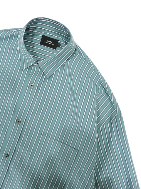 【SLICK】100/2 Dobby Stripe Oversized Shirt：画像2