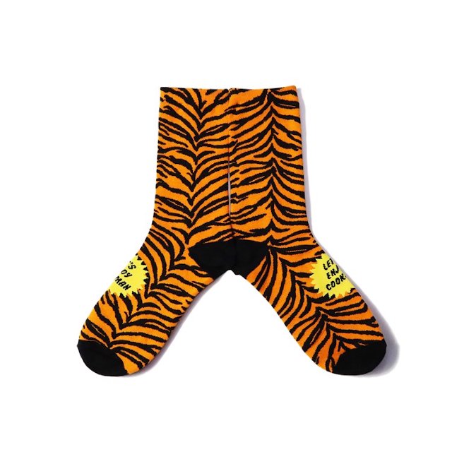 【COOKMAN】Crew Socks Tiger