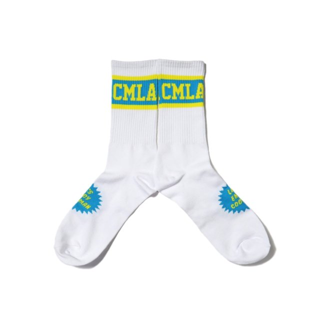 【COOKMAN】Crew Socks CMLA logo：画像1