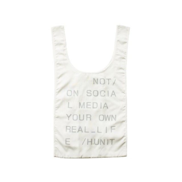 H.UNITReal life print packable bag