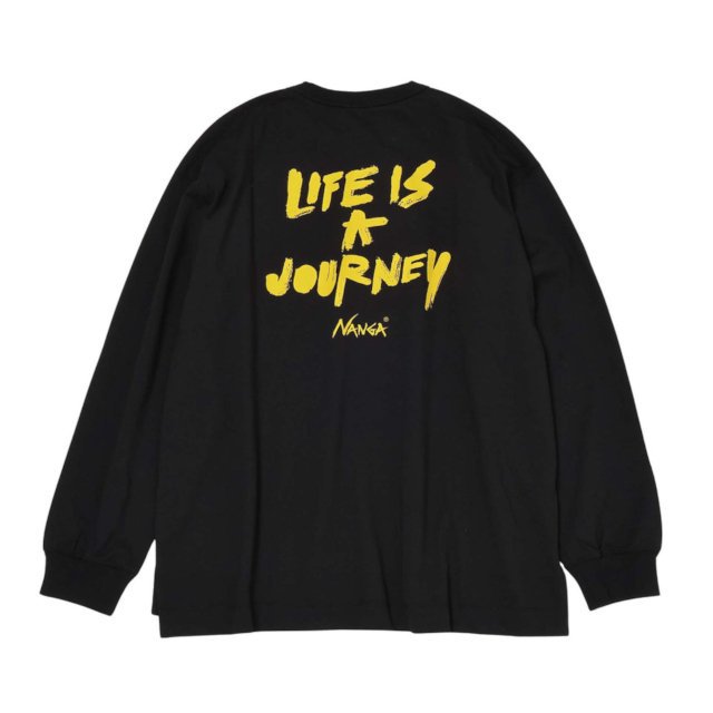 NANGAECO HYBRID LIFE IS A JOURNEY L/S TEE