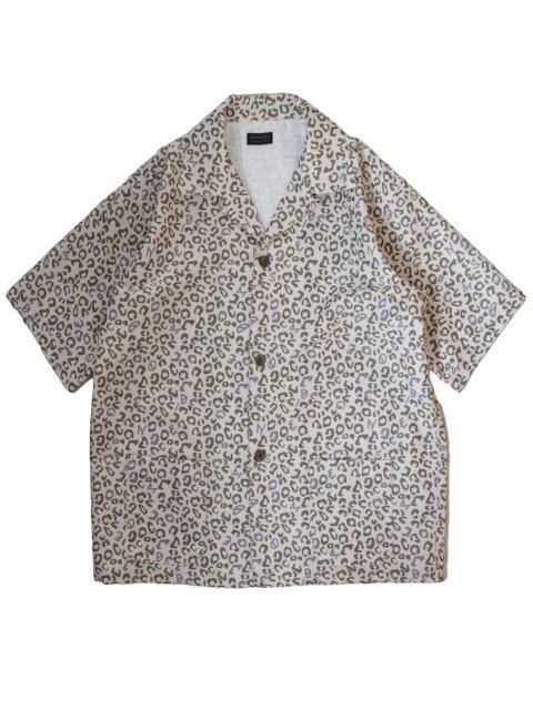  modem designAll-over leopard pattern beach shirt