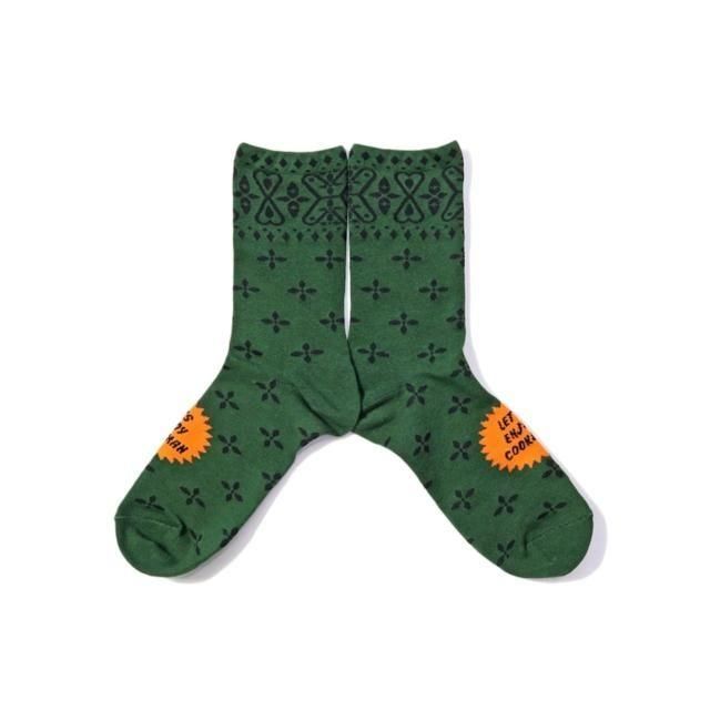  COOKMANCrew Socks Bandanna Cross