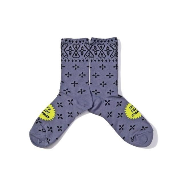 COOKMANCrew Socks Bandanna Cross