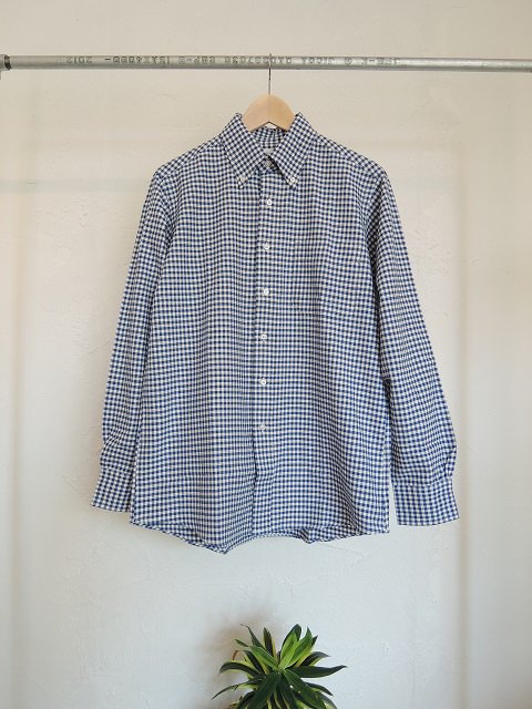 THE BAGGYGINGHAM CHECK OXFORD L/S B.D.