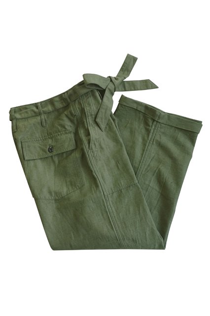 JANE SMITH BELT BAKER PANTS（ベルトベイカーパンツ） KHAKI - colors＋（カラーズ） online