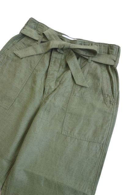 JANE SMITH BELT BAKER PANTS（ベルトベイカーパンツ） KHAKI