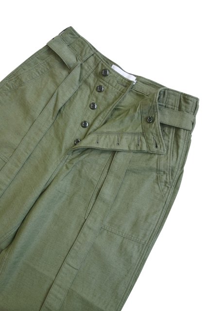 JANE SMITH BELT BAKER PANTS（ベルトベイカーパンツ） KHAKI