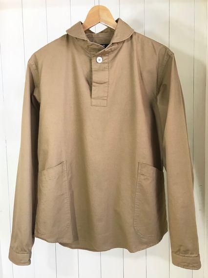 Lolo 定番コットンプルオーバーシャツ Camel Colors カラーズ Online