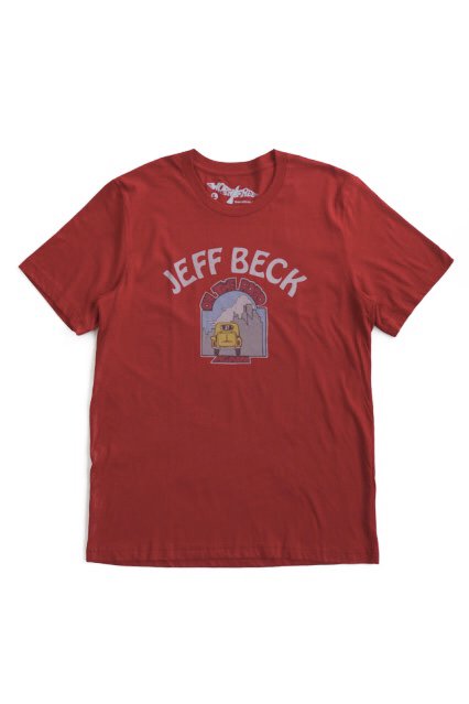 WORN FREE JEFF BECK ON THE ROAD T-Shirt（ジェフ・ベック オンザロードTシャツ）RED -  colors＋（カラーズ） online
