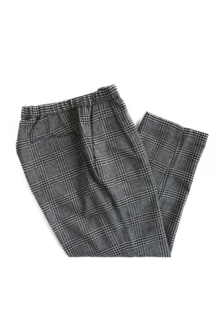 CEASTERS GLEN CHECK 2P EASY TROUSERS GREY - colors＋（カラーズ