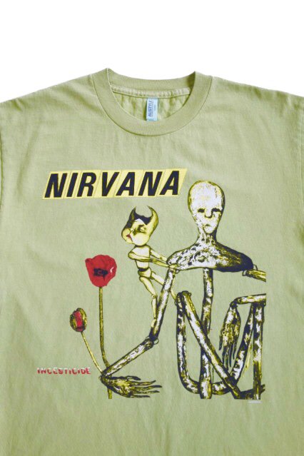 LIVE NATION NIRVANA INCESTICIDE T-Shirt（ニルバーナ インセスティサイド Tシャツ） KHAKI -  colors＋（カラーズ） online