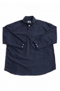 LOLO LIKE 定番プルオーバー型 ビッグサイズシャツ WHITE