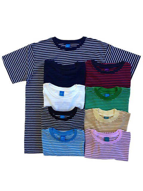 Good On　ショートスリーブボーダーTシャツ / S/S BORDER TEE （REACTIVE DYE/TWICE DYE）　9COLORS  - colors＋（カラーズ） online