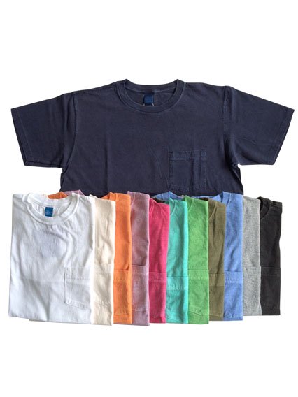 Good On　ショートスリーブポケットTシャツ（ピグメントダイ） / S/S POCKET TEE(PIGMENT DYE)　12COLORS -  colors＋（カラーズ） online