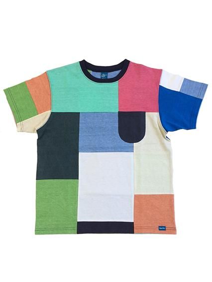 Good On　ショートスリーブモンドリアンパッチワークＴシャツ　ASSORT - colors＋（カラーズ） online