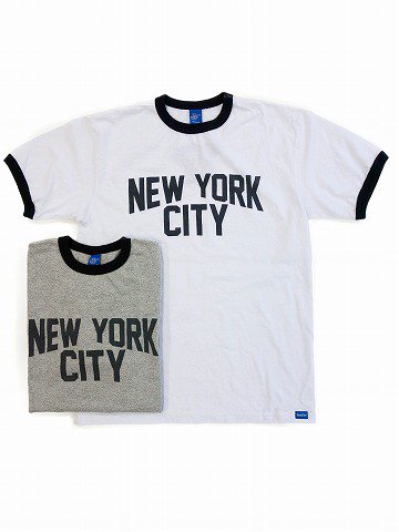 Good On New York City ショートスリーブリンガーtシャツ White Black Metal Gray Black Colors カラーズ Online