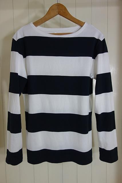 maillot Wide Pitch border long T-shirt （ワイドピッチボーダー