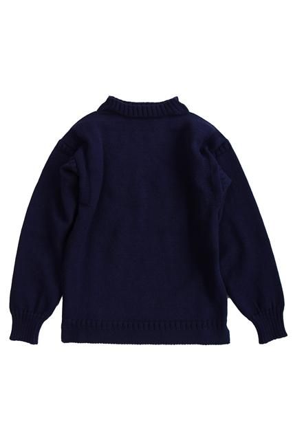 Guernsey Woollens Guernsey Sweater ガンジーセーター Navy Colors カラーズ Online Guernsey Woollens Guernsey Sweater ガンジーセーター Navy Colors カラーズ Online