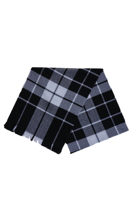 Pierre Quioc Tartan Check Muffler タータンチェックマフラー Black White Colors カラーズ Online