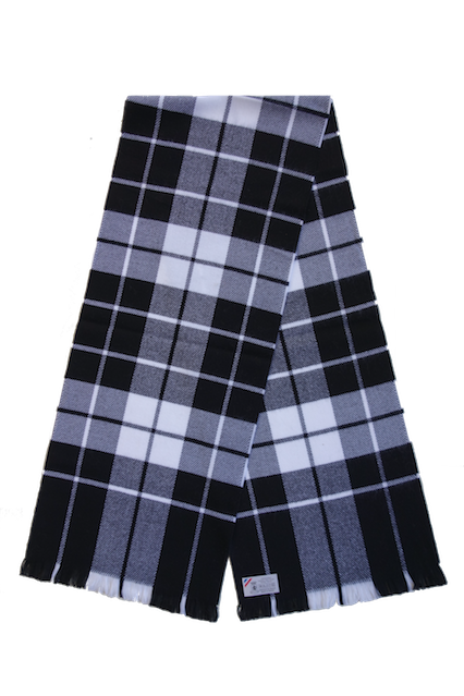 Pierre Quioc Tartan Check Muffler タータンチェックマフラー Black White Colors カラーズ Online