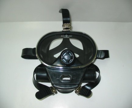 日本アクアラング　Fマスク（フルフェイスマスク）｜プロダイバー用マスク - 潜水スーツ・水中機材・潜水器材の通販｜シープレックス