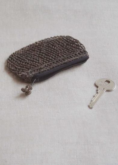 かぎ針編み】夏糸消費にも♪シンプルなショルダーポーチ/Crochet