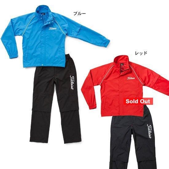 Titleist レインウェア 赤 新品未使用】タイトリストレインウェア 上下