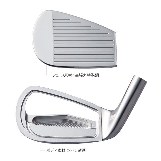 PC FORGED IRON HEAD 4個セット（＃7ーPw）シャフト・グリップ付