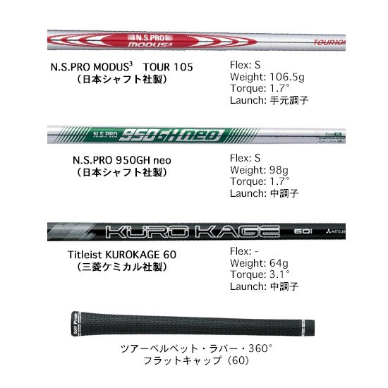 TSERIES アイアン T200 5本セット（＃6～＃9、P） - タイトリスト 、アキラ、ロッディオ各種メーカー取扱しております。ゴルフショップバンカー35