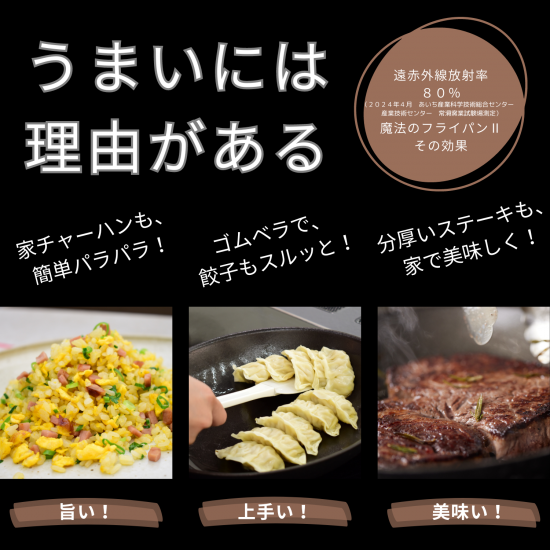 魔法のフライパンⅡ 20cm/8in - 【錦見鋳造株式会社公式 魔法のフライパンⅡ 20cm/8in - 【錦見鋳造株式会社公式