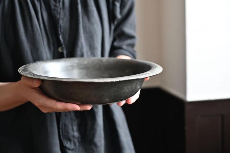 アンティーク雑貨：Old Pewter Bowl オールドピューターボウル