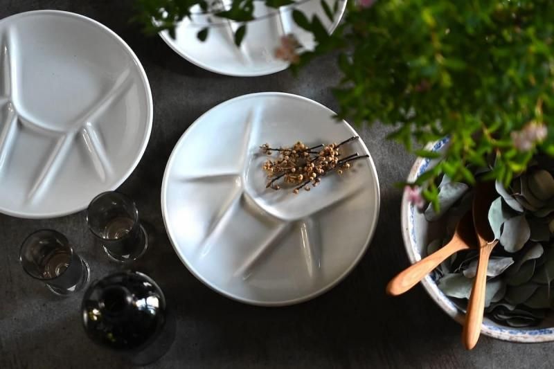 アンティーク雑貨：Boch Six Partition Plate - berkarte [ベルカルテ