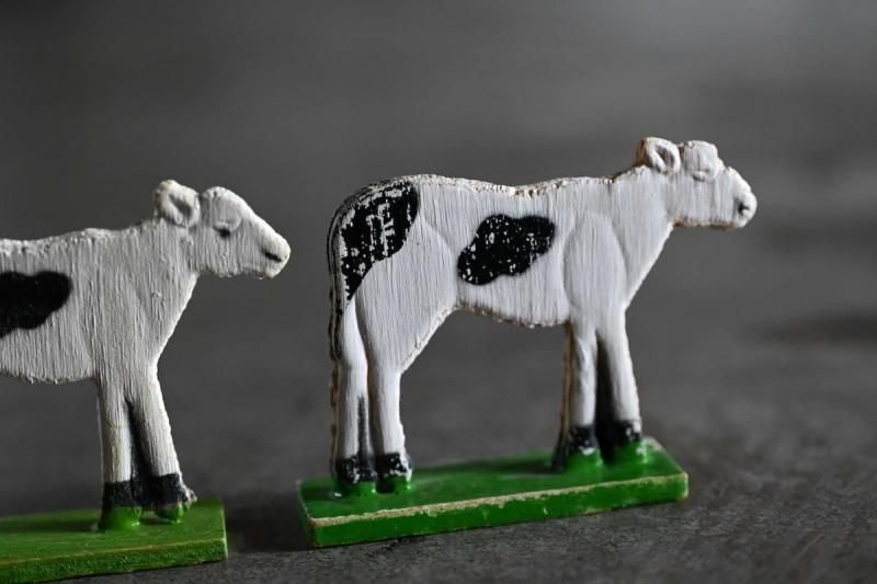 アンティーク雑貨：Handmade Wood Figure ハンドメイドウッド