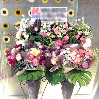 赤坂ブリッツBLITZに配達したスタンド花