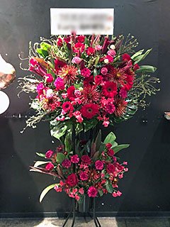 恵比寿リキッドルームのスタンド花